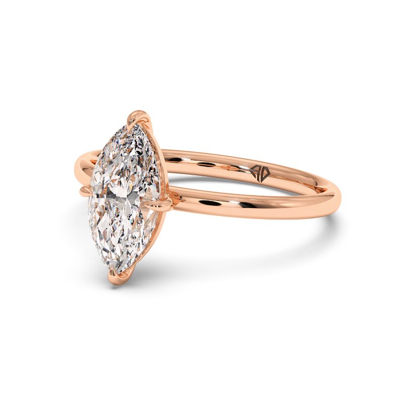 18K Rose Gold Fiora Engagement Ring