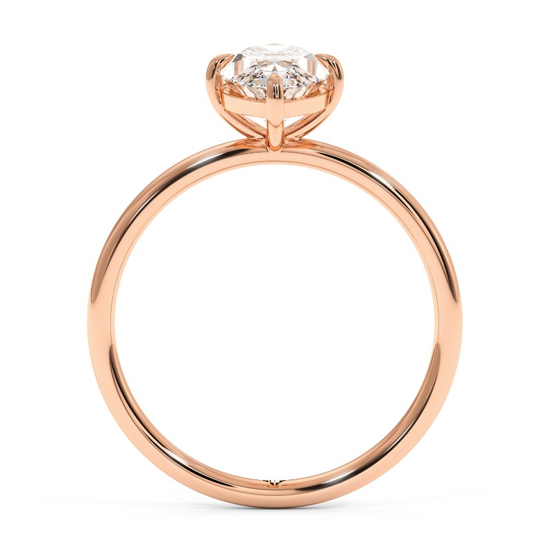 18K Rose Gold Fiora Engagement Ring