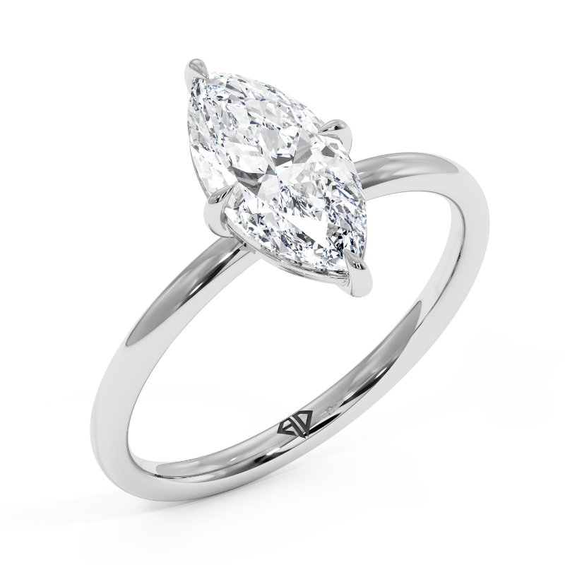 18K White Gold Fiora Engagement Ring