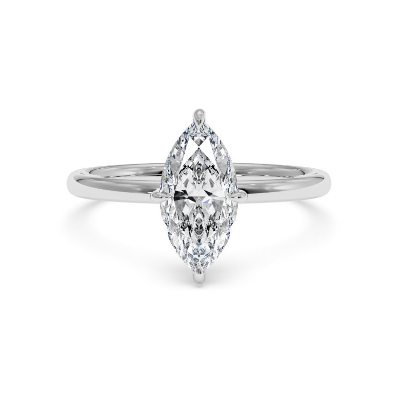 18K White Gold Fiora Engagement Ring