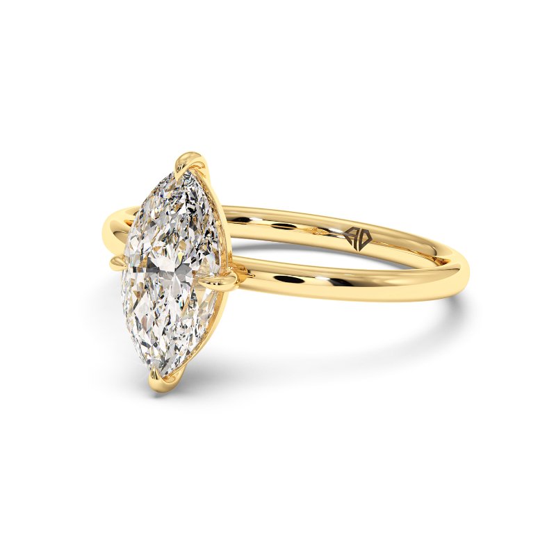 18K Yellow Gold Fiora Engagement Ring