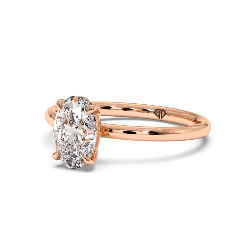 18K Rose Gold Fiora Engagement Ring