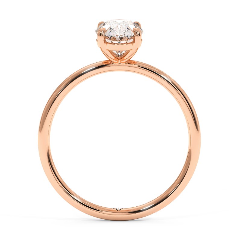 18K Rose Gold Fiora Engagement Ring