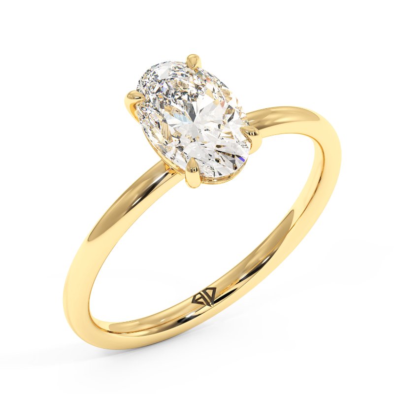 18K Yellow Gold Fiora Engagement Ring