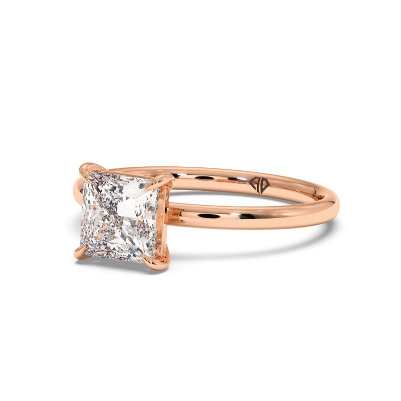 18K Rose Gold Fiora Engagement Ring