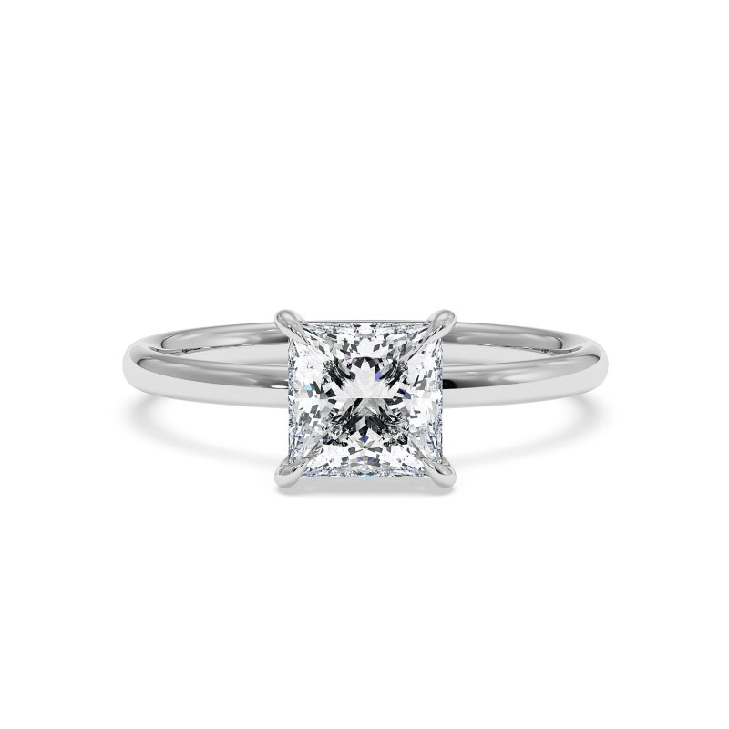 18K White Gold Fiora Engagement Ring