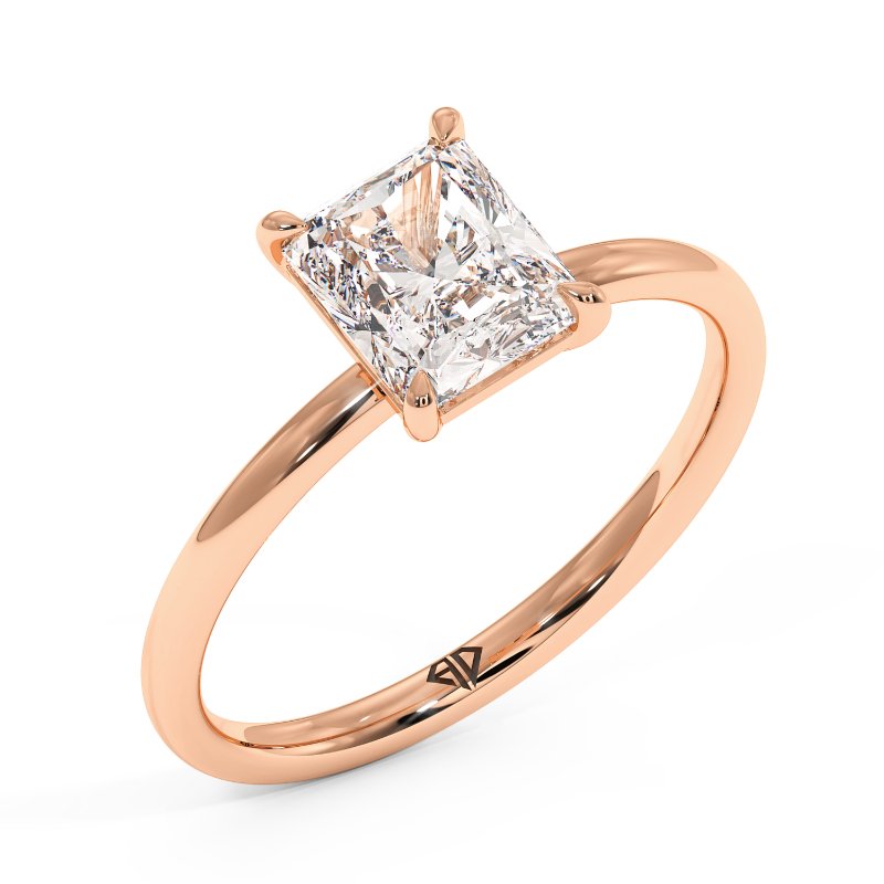 18K Rose Gold Fiora Engagement Ring