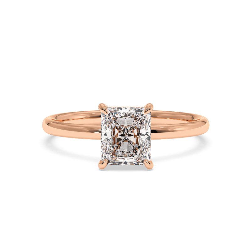 18K Rose Gold Fiora Engagement Ring