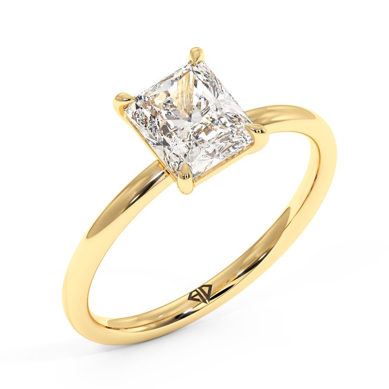 18K Yellow Gold Fiora Engagement Ring