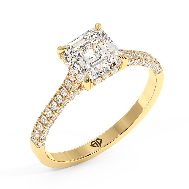 18K Yellow Gold Thea Engagement Ring