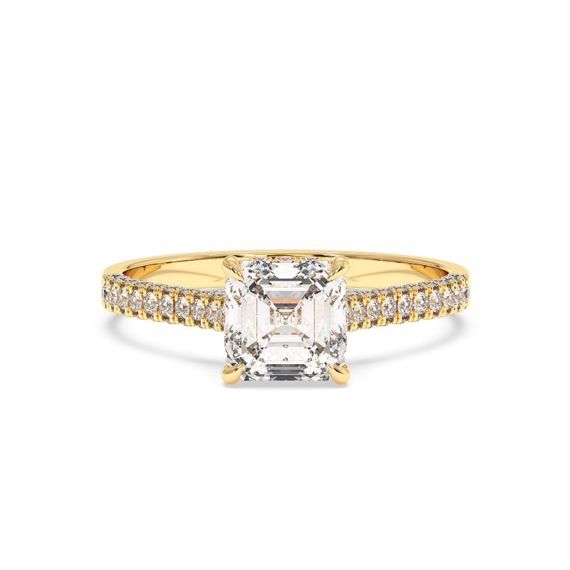 18K Yellow Gold Thea Engagement Ring