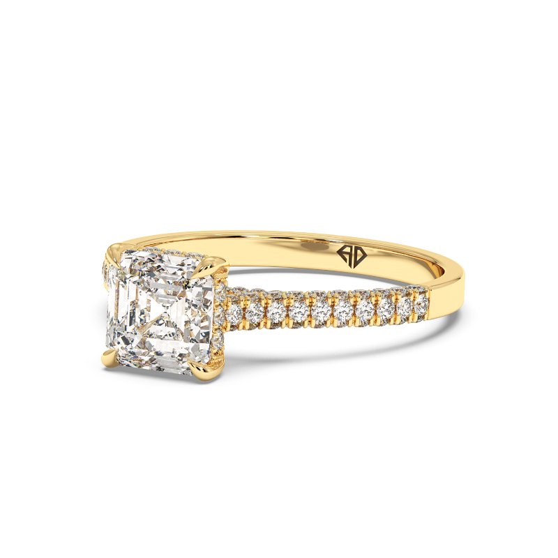 18K Yellow Gold Thea Engagement Ring