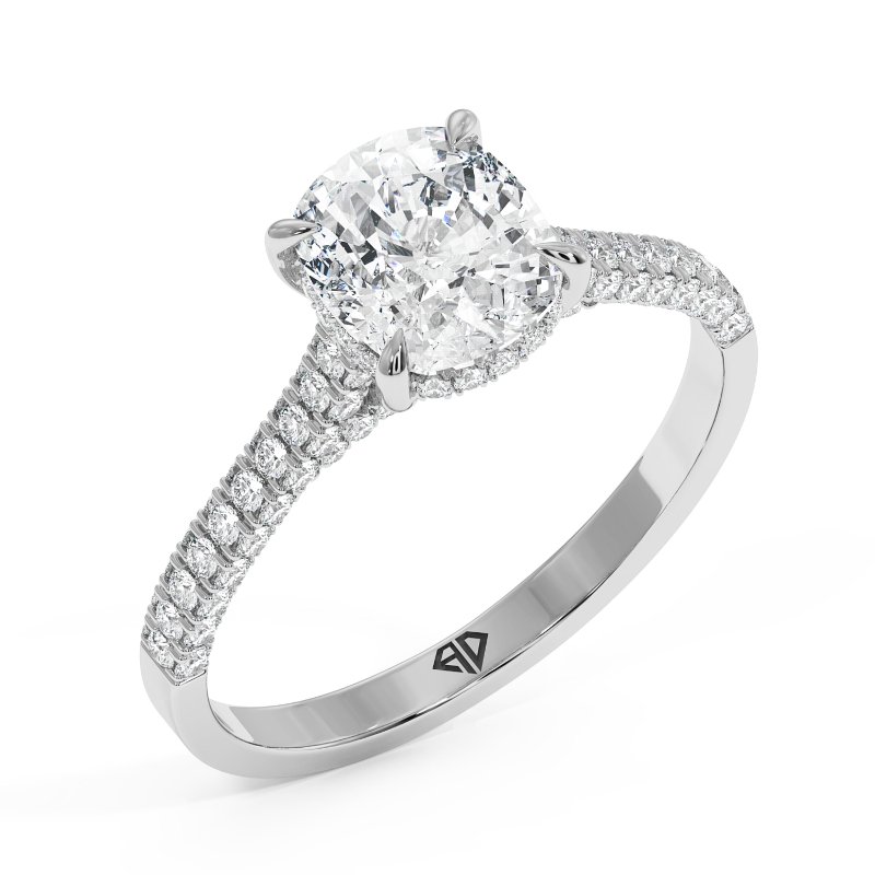 18K White Gold Thea Engagement Ring