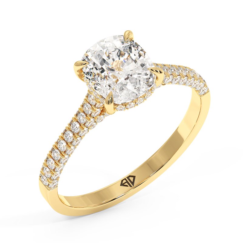 18K Yellow Gold Thea Engagement Ring