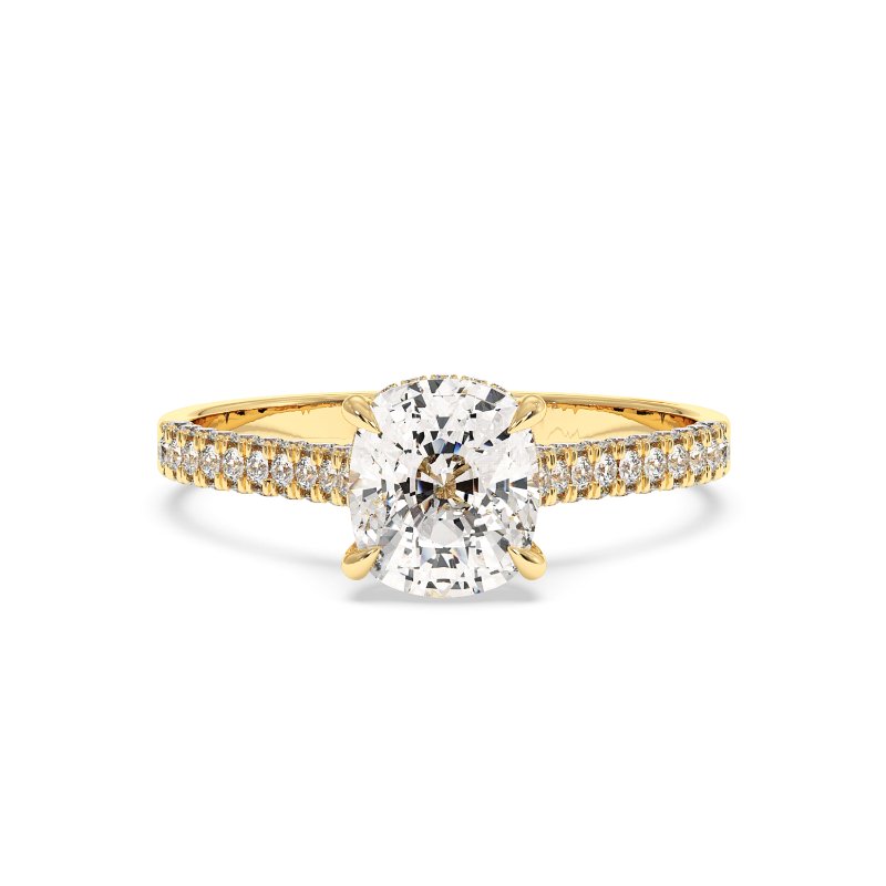 18K Yellow Gold Thea Engagement Ring