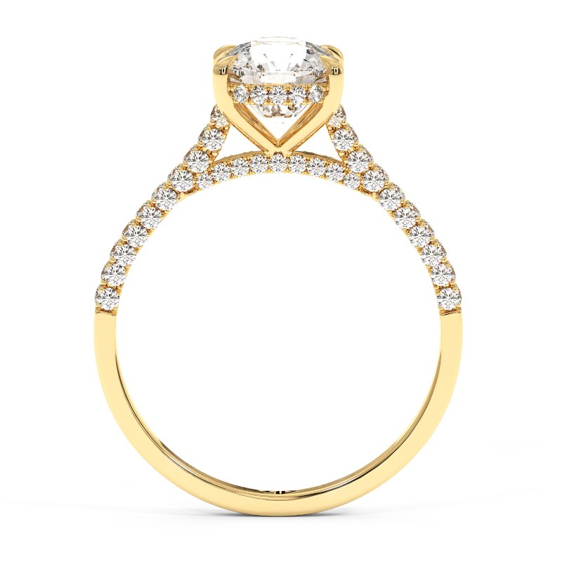 18K Yellow Gold Thea Engagement Ring