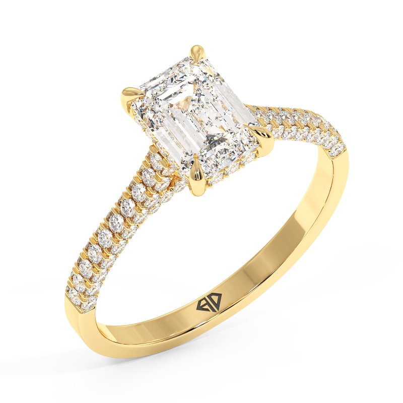 18K Yellow Gold Thea Engagement Ring