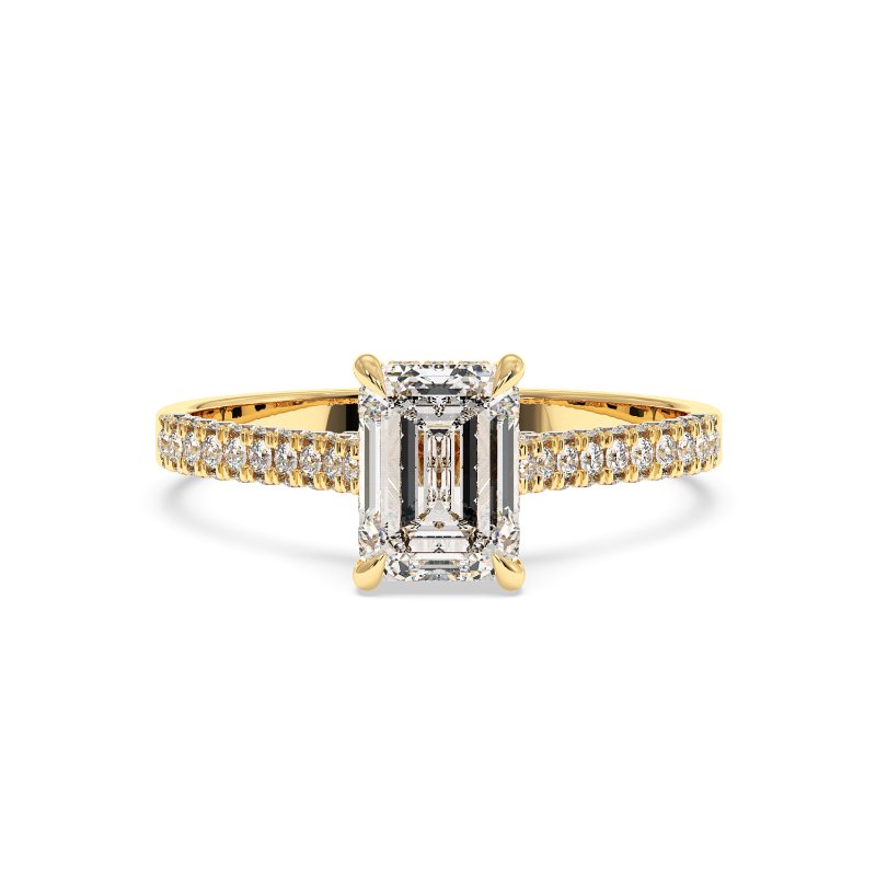 18K Yellow Gold Thea Engagement Ring