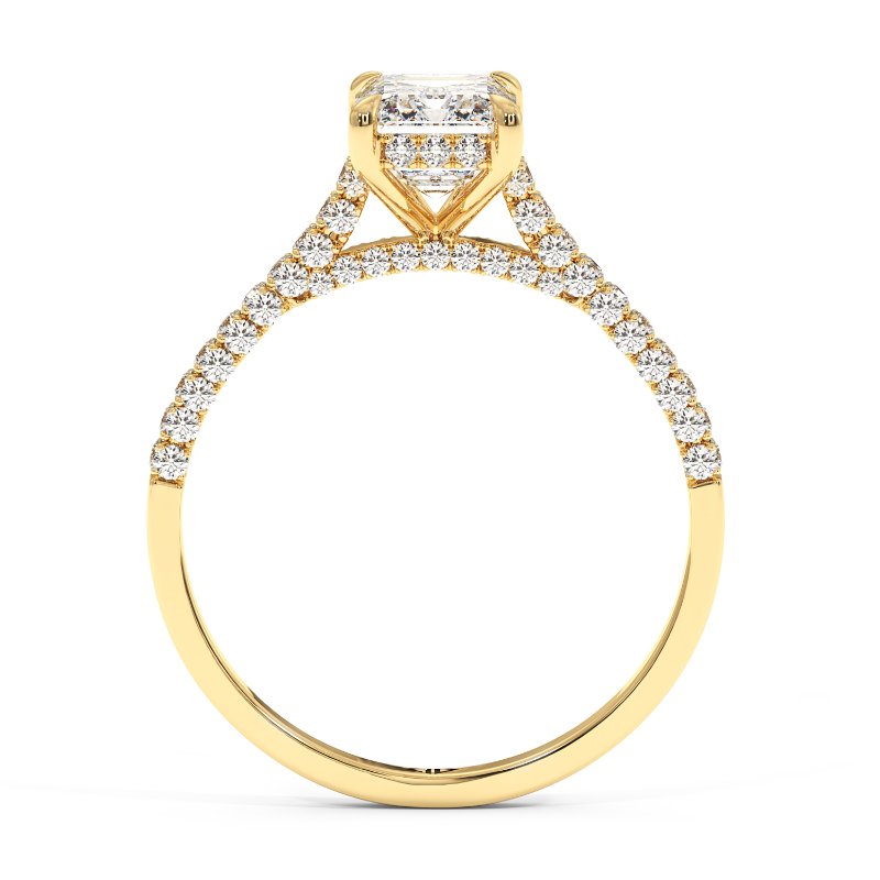 18K Yellow Gold Thea Engagement Ring