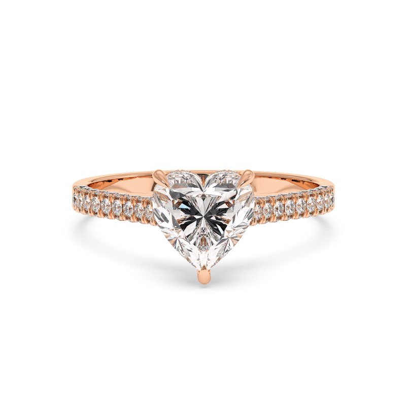 18K Rose Gold Thea Engagement Ring