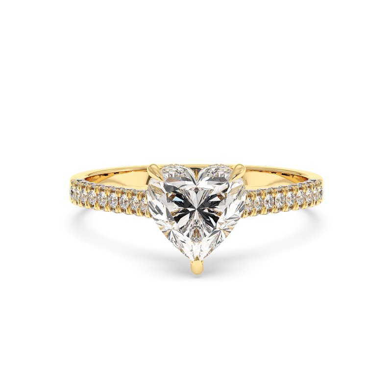 18K Yellow Gold Thea Engagement Ring