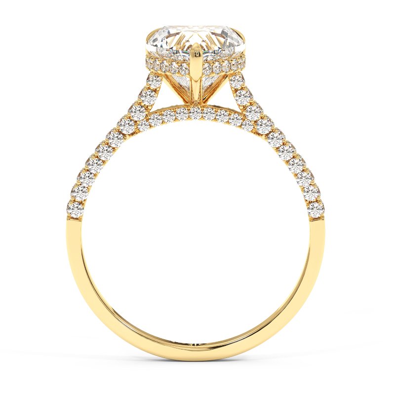 18K Yellow Gold Thea Engagement Ring