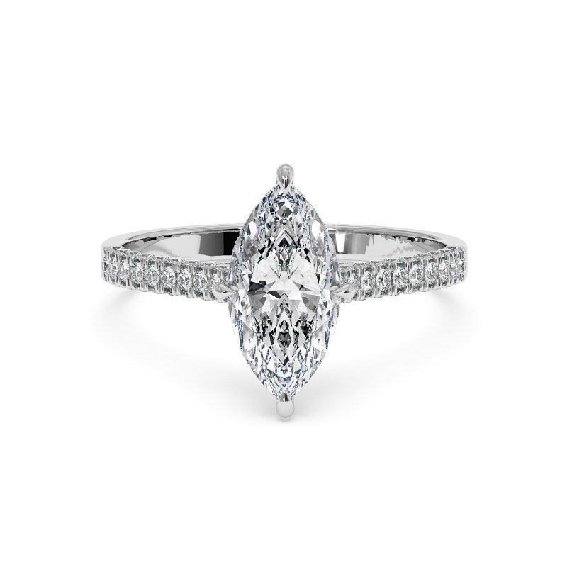 18K White Gold Thea Engagement Ring