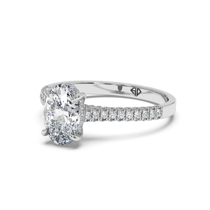 18K White Gold Thea Engagement Ring