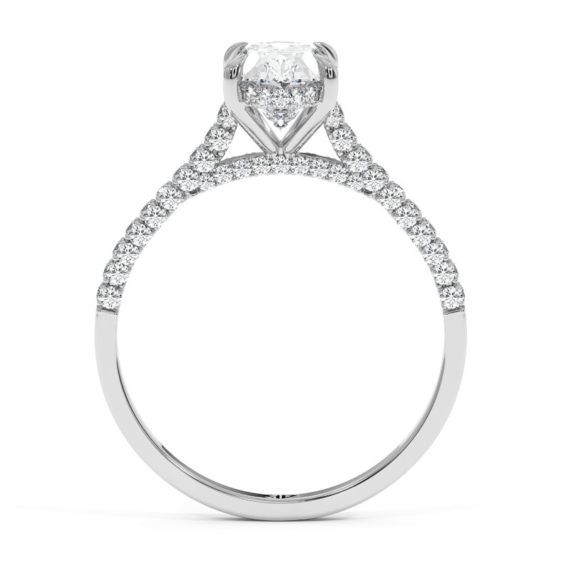 18K White Gold Thea Engagement Ring