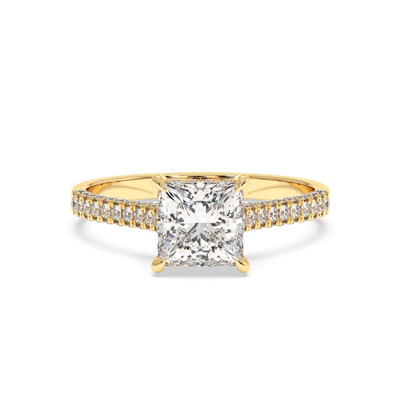 18K Yellow Gold Thea Engagement Ring