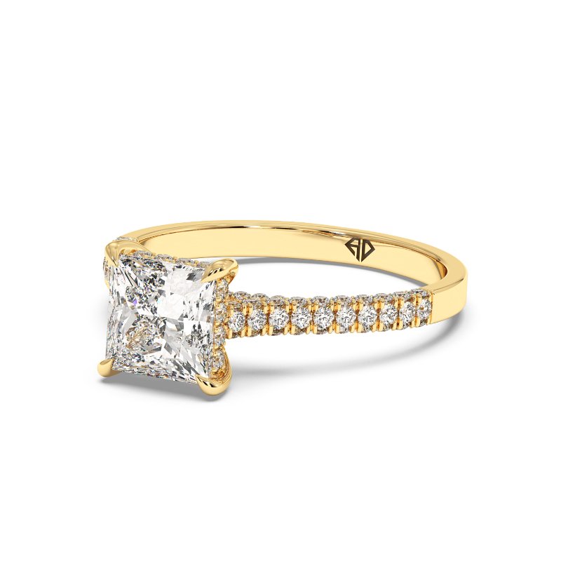 18K Yellow Gold Thea Engagement Ring