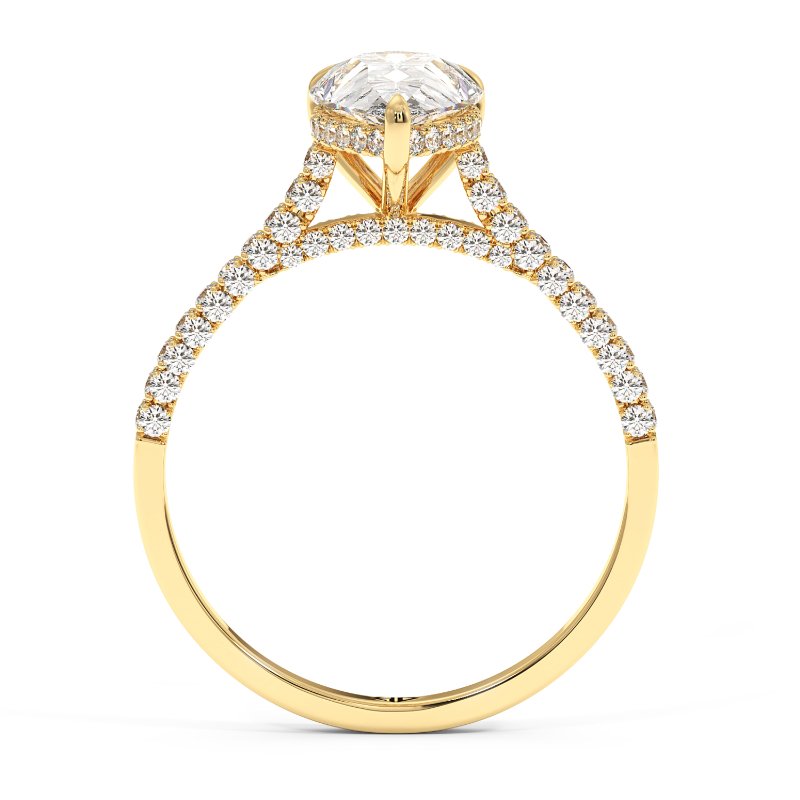 18K Yellow Gold Thea Engagement Ring