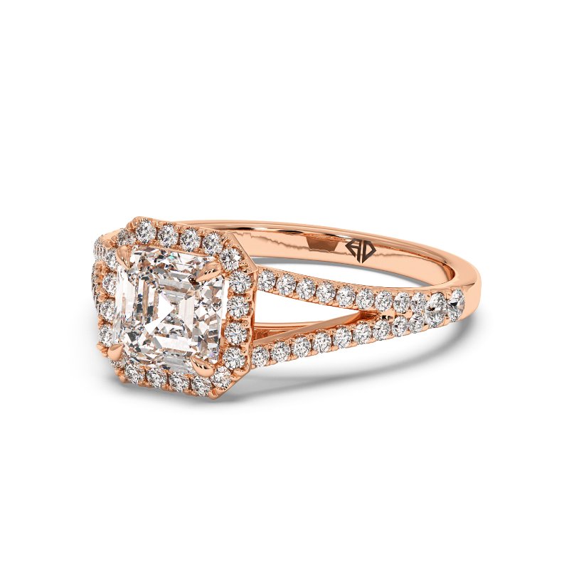 18K Rose Gold Odessa Engagement Ring