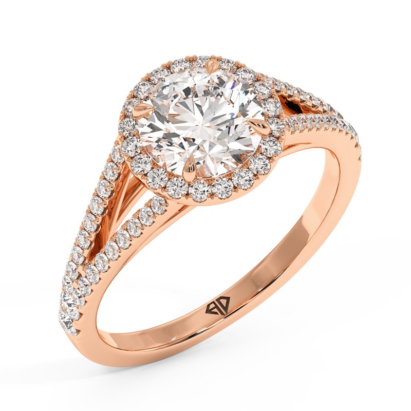 18K Rose Gold Odessa Engagement Ring