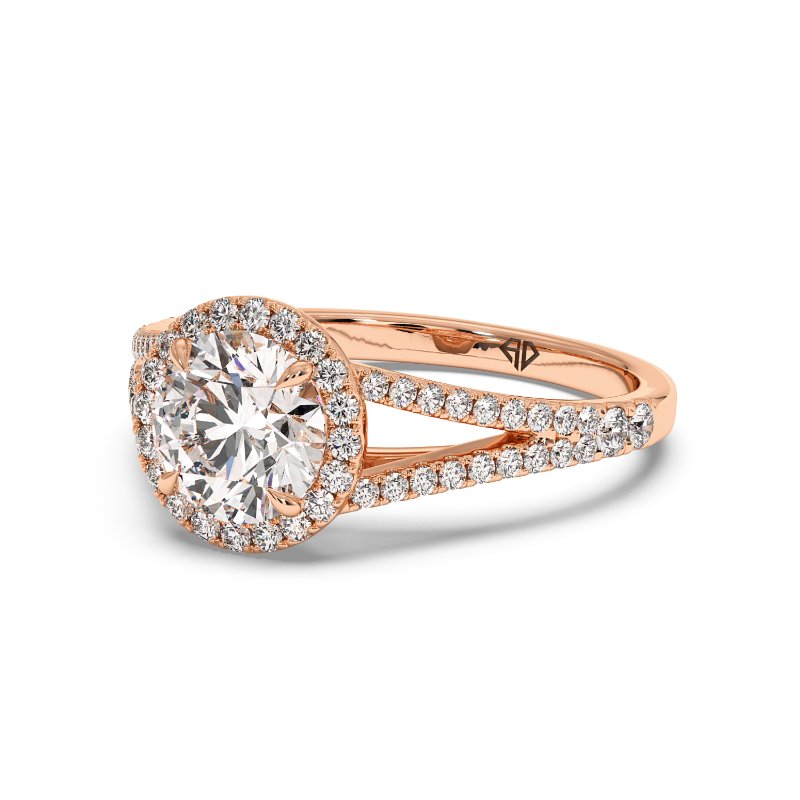 18K Rose Gold Odessa Engagement Ring