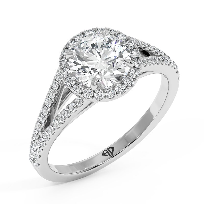 18K White Gold Odessa Engagement Ring