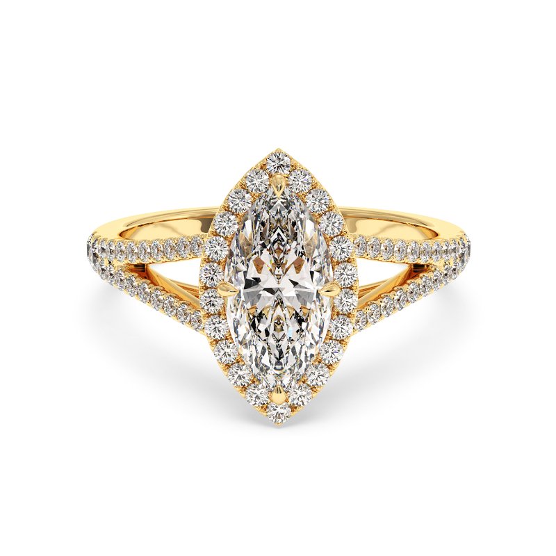 18K Yellow Gold Odessa Engagement Ring