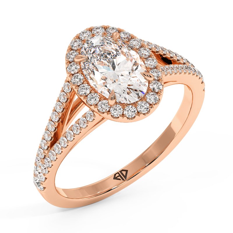 18K Rose Gold Odessa Engagement Ring