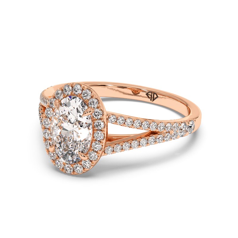 18K Rose Gold Odessa Engagement Ring