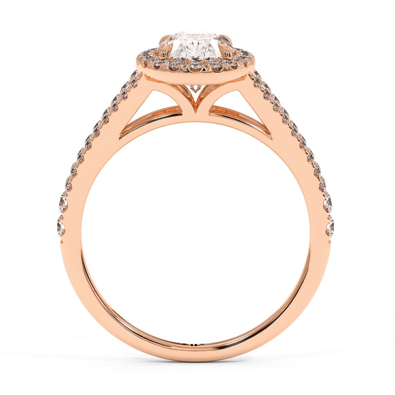 18K Rose Gold Odessa Engagement Ring