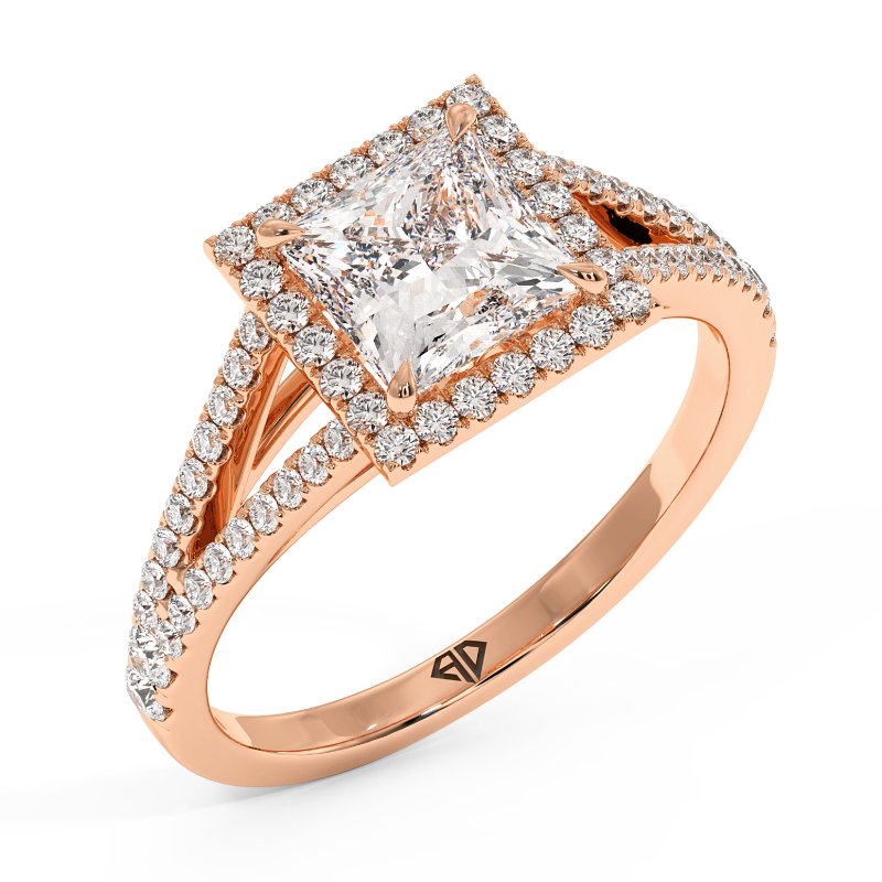 18K Rose Gold Odessa Engagement Ring