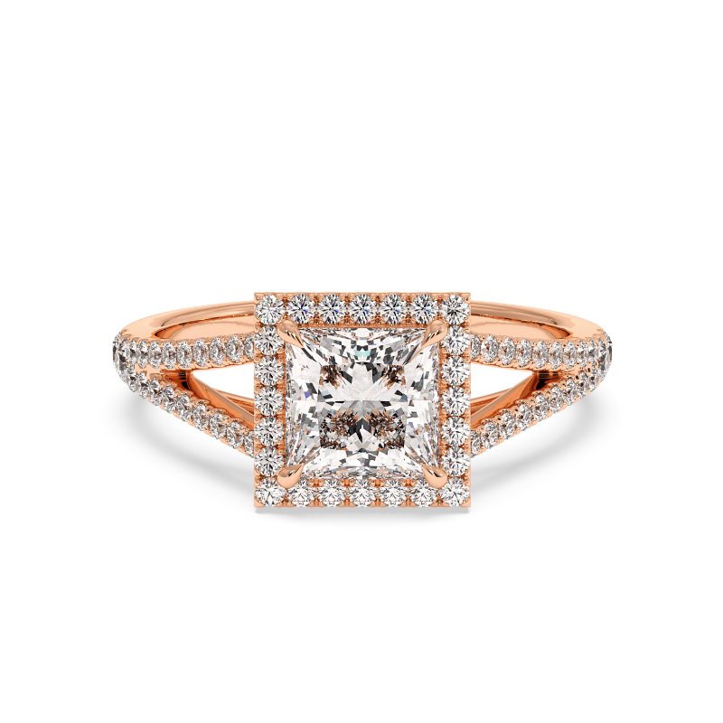 18K Rose Gold Odessa Engagement Ring