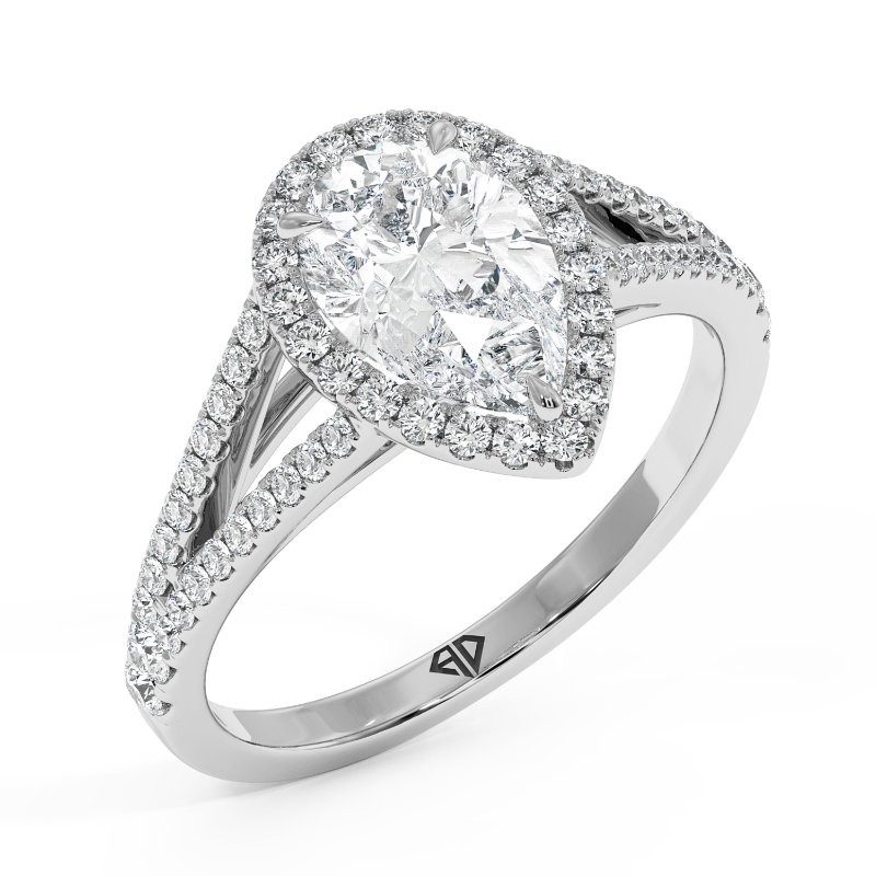 18K White Gold Odessa Engagement Ring