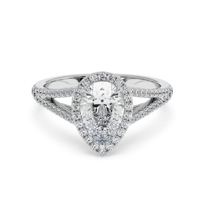 18K White Gold Odessa Engagement Ring