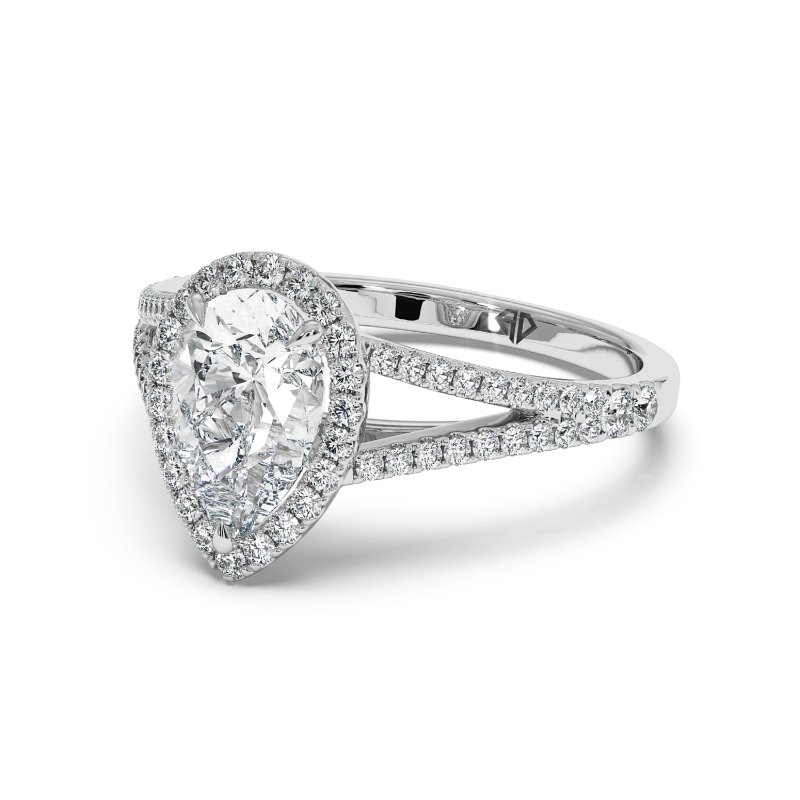 18K White Gold Odessa Engagement Ring