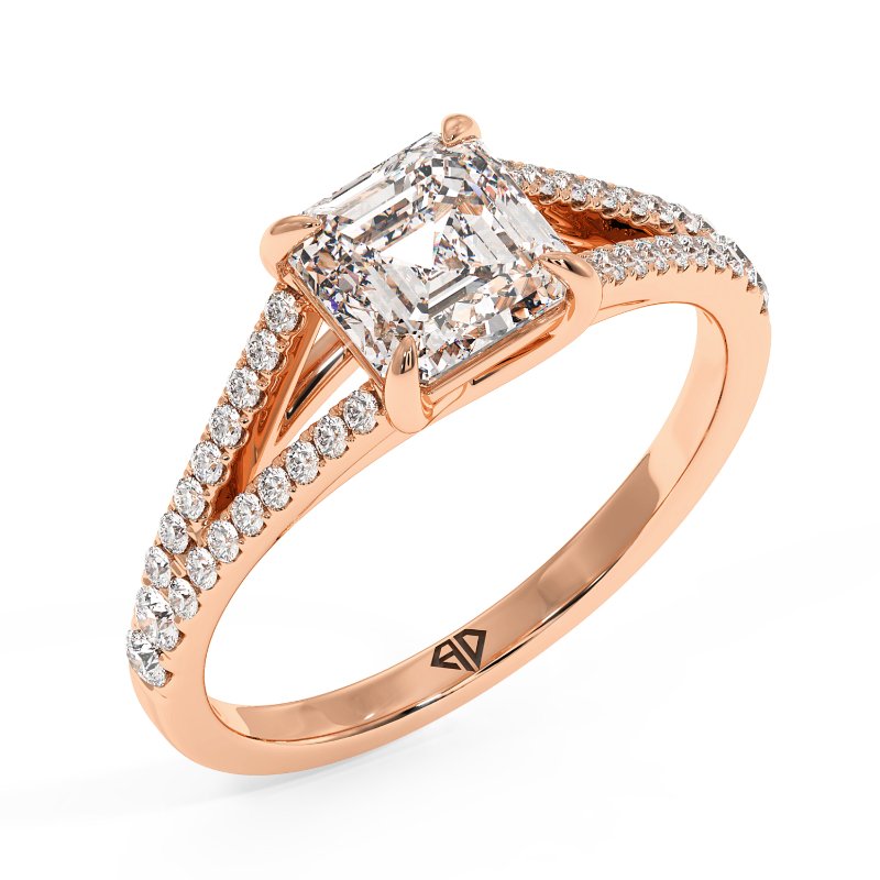 18K Rose Gold Felicity Engagement Ring