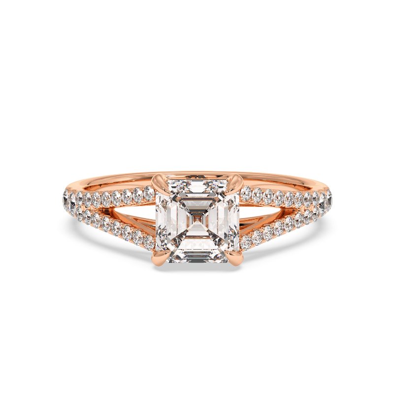 18K Rose Gold Felicity Engagement Ring