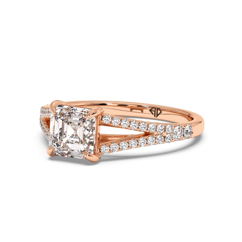 18K Rose Gold Felicity Engagement Ring