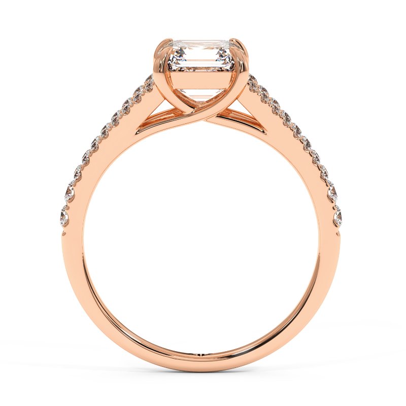 18K Rose Gold Felicity Engagement Ring