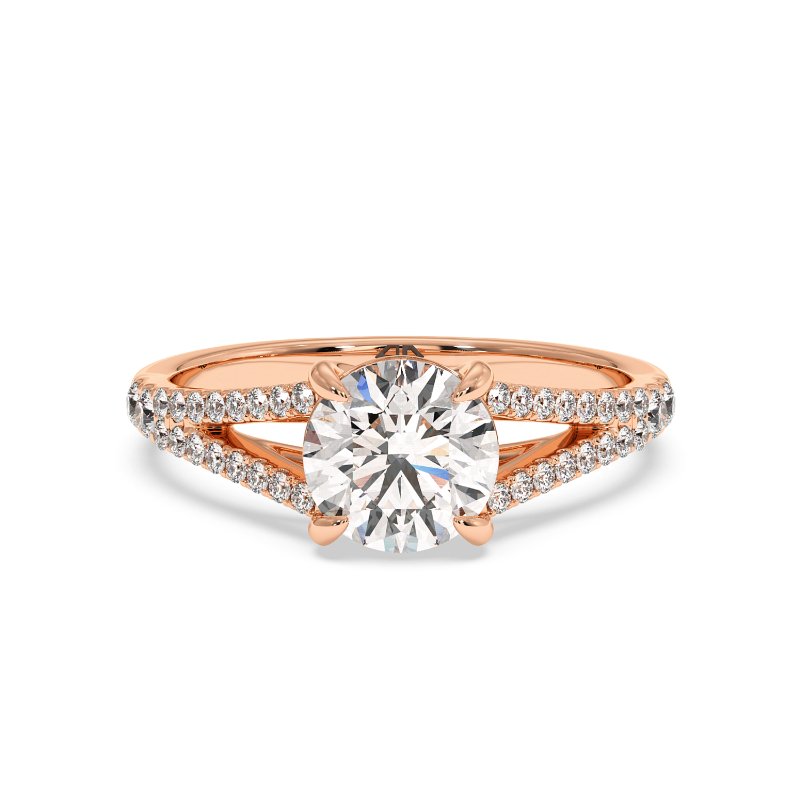 18K Rose Gold Felicity Engagement Ring